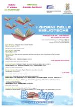 Biblioteca Armando Gentilucci, sabato 17 ottobre, ore 16.00-18.30 : i giorni delle biblioteche : Pomeriggio tra le note... della biblioteca alla scoperta dei suoi tesori : Bibliodays 12-18 ottobre 2009