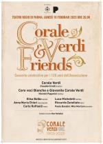 Teatro Regio di Parma, lunedì 10 febbraio 2025 ore 20.00 : Corale Verdi & friends : concerto celebrativo per i 120 anni dell'Associazione : programma di sala